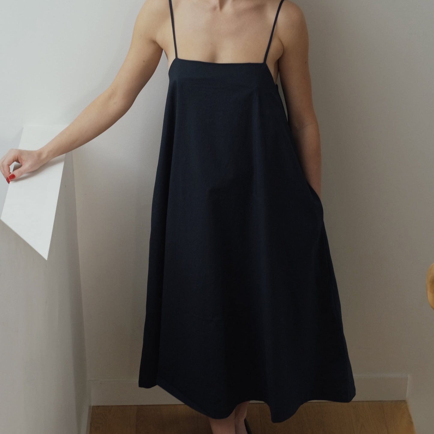 Tie Back Midi Dress
