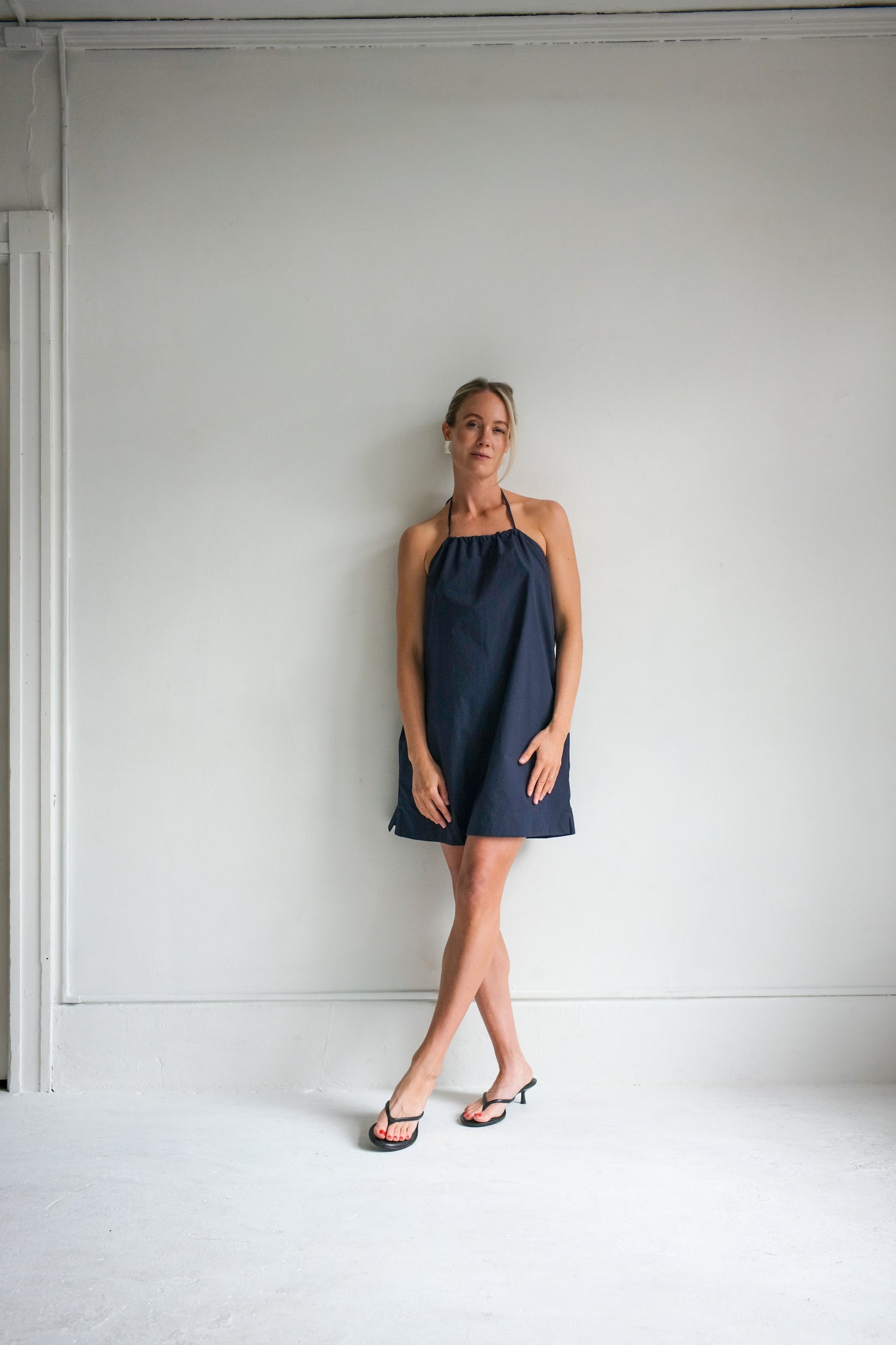 Tie Back Halter Dress