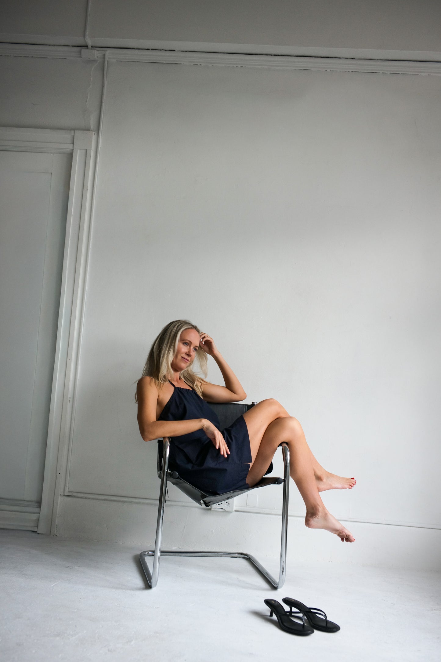 Tie Back Halter Dress